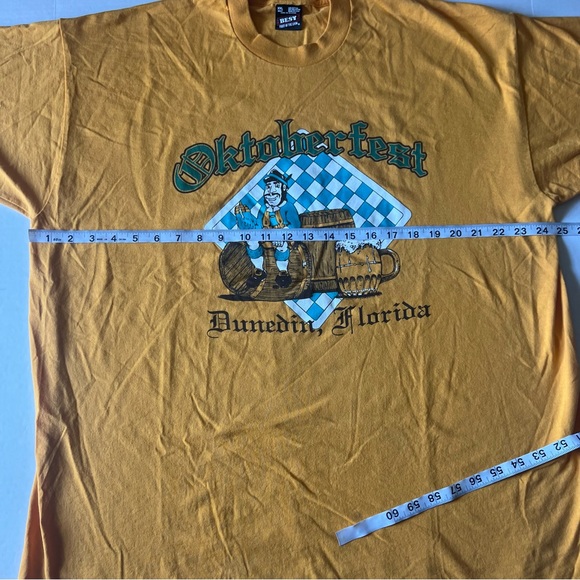 Vintage single stitch 1990’s Oktoberfest t shirt size 2xl fruit of the loom - Picture 9 of 11